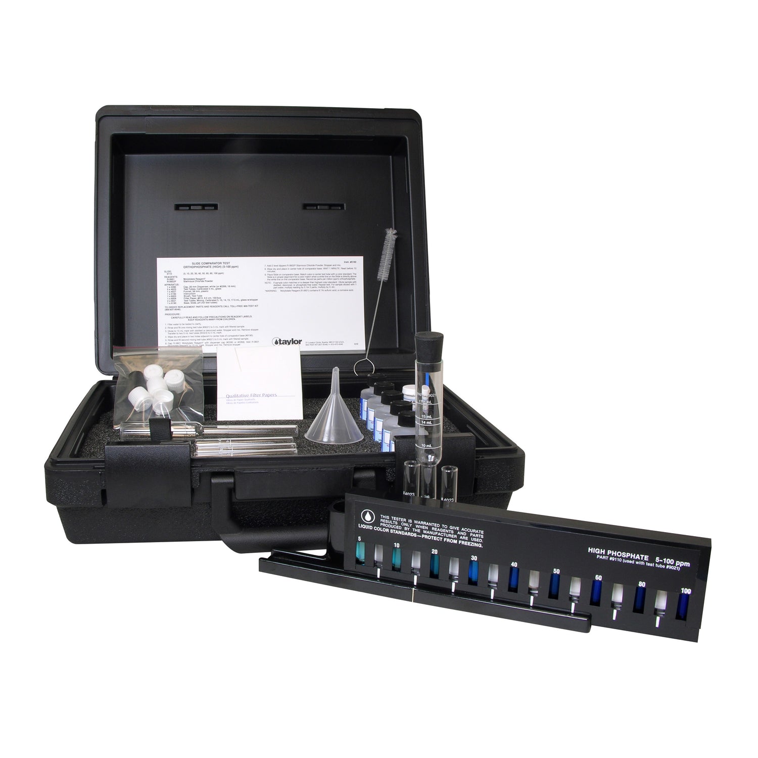 Slide Comparator (w/ case), Orthophosphate, Stannous Chloride, 5-100 ppm