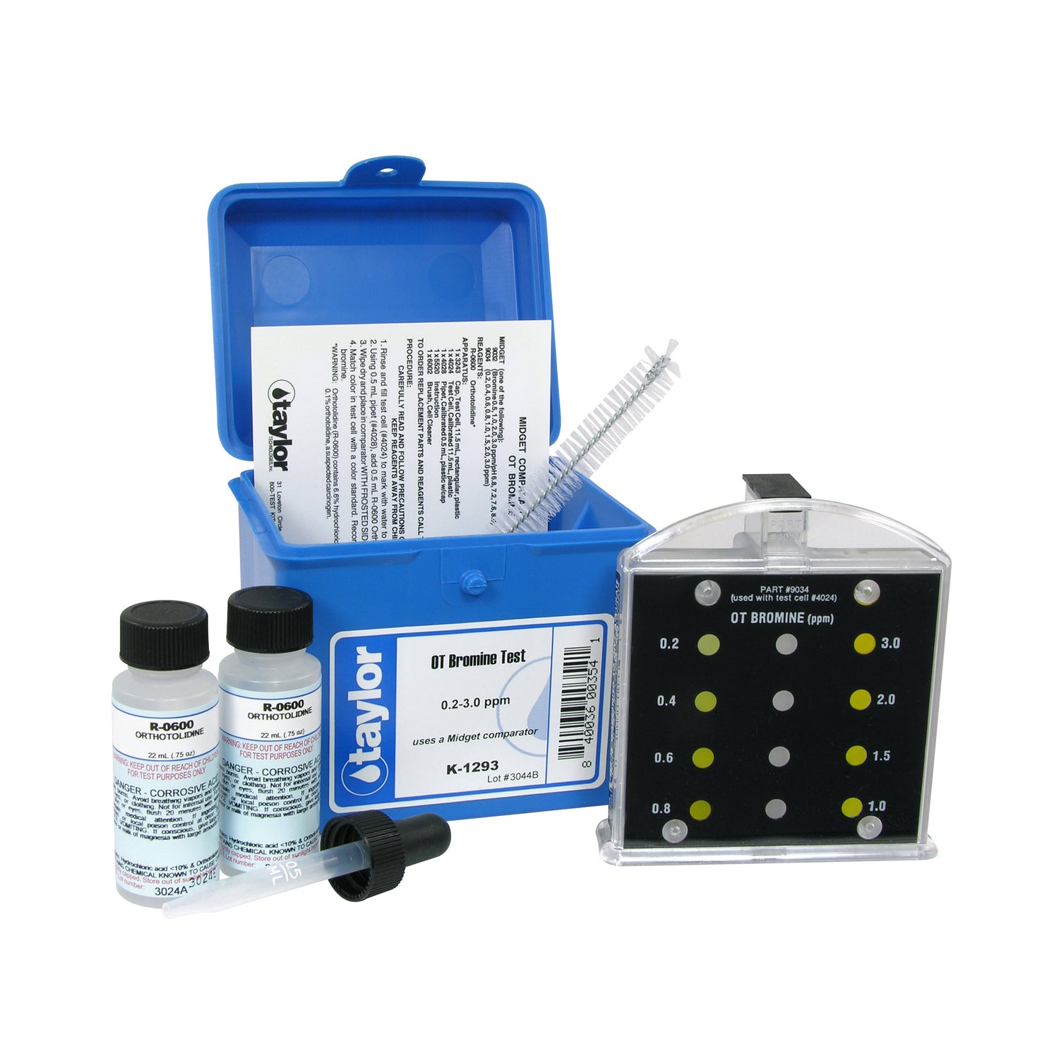 Midget Comparator, Bromine (total), OT, 0.2-3.0 ppm