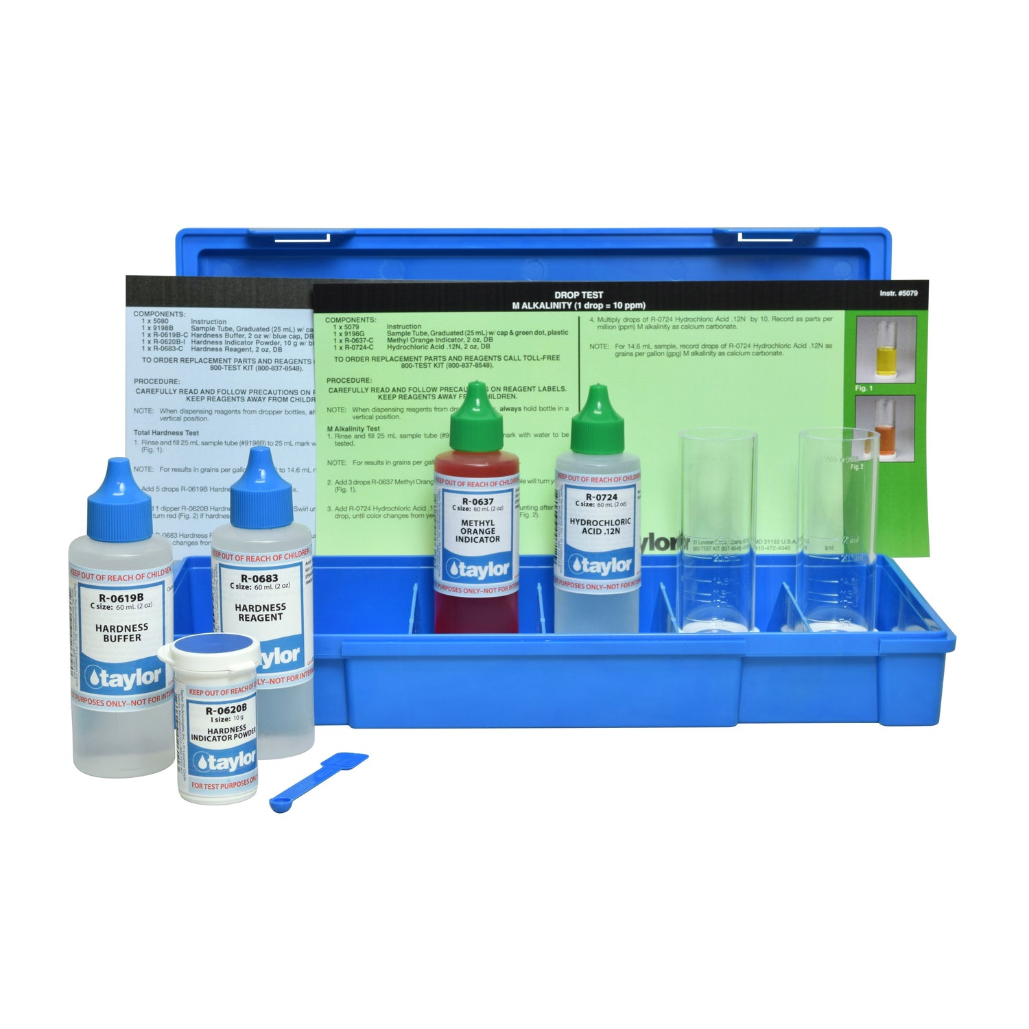 Boiler/Cooling Systems, Alkalinity, 1 drop = 10 ppm/Hardness, 1 drop = 10 ppm