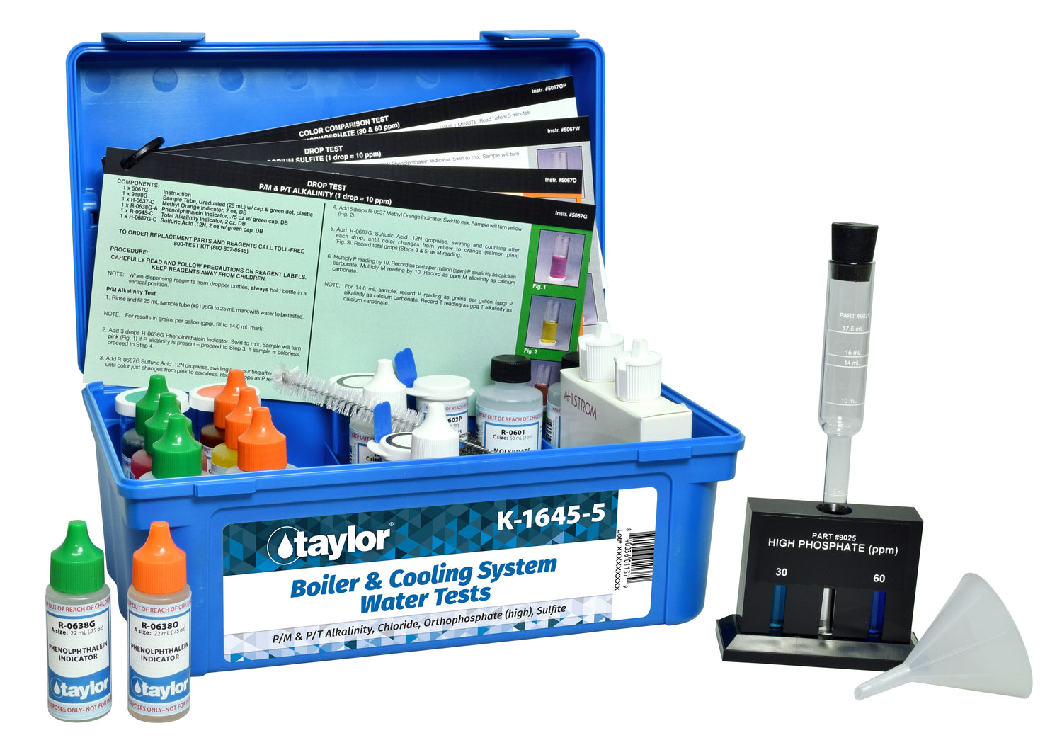 Boiler/Cooling Systems, Alkalinity/Chloride/Orthophosphate/Sulfite