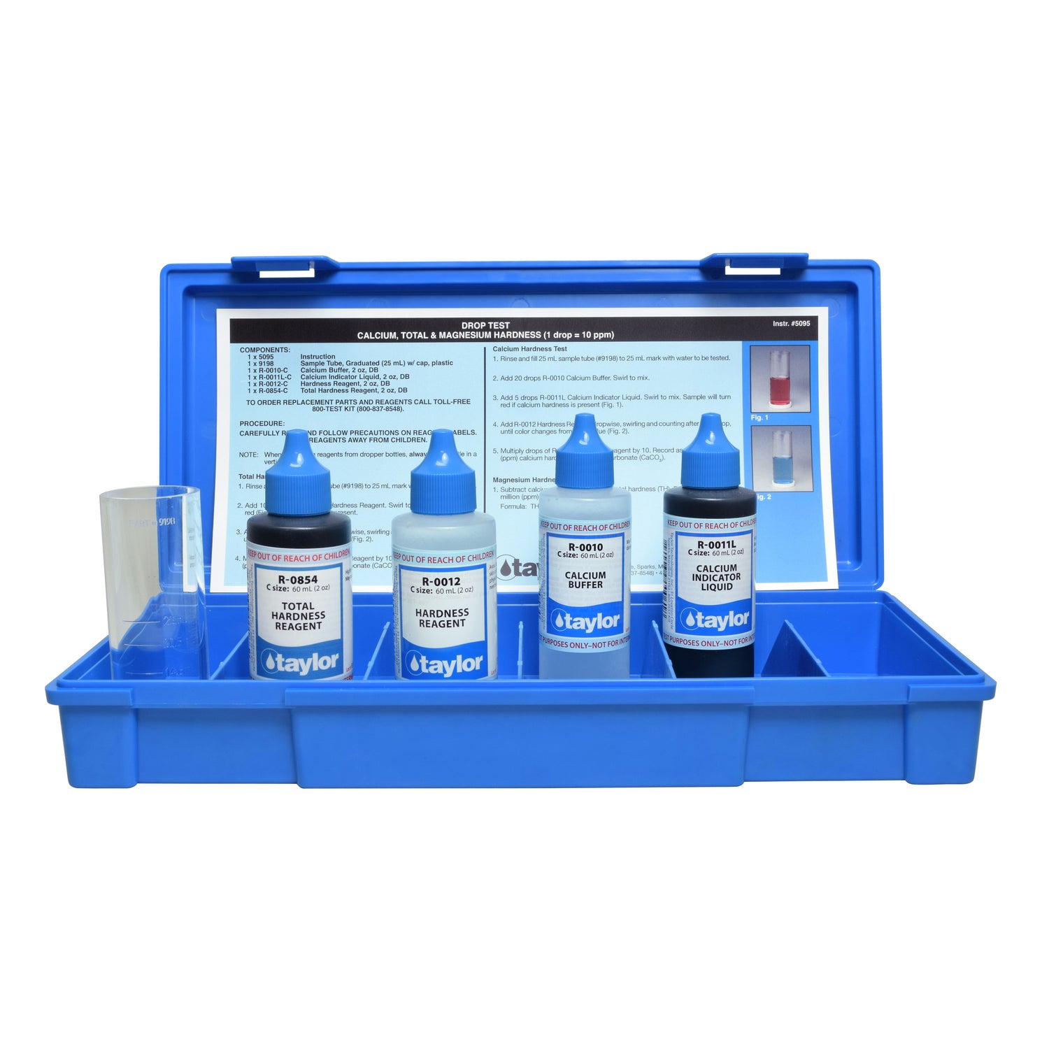 Drop Test, Hardness (calcium/total), EDTA, 1 drop = 10 ppm