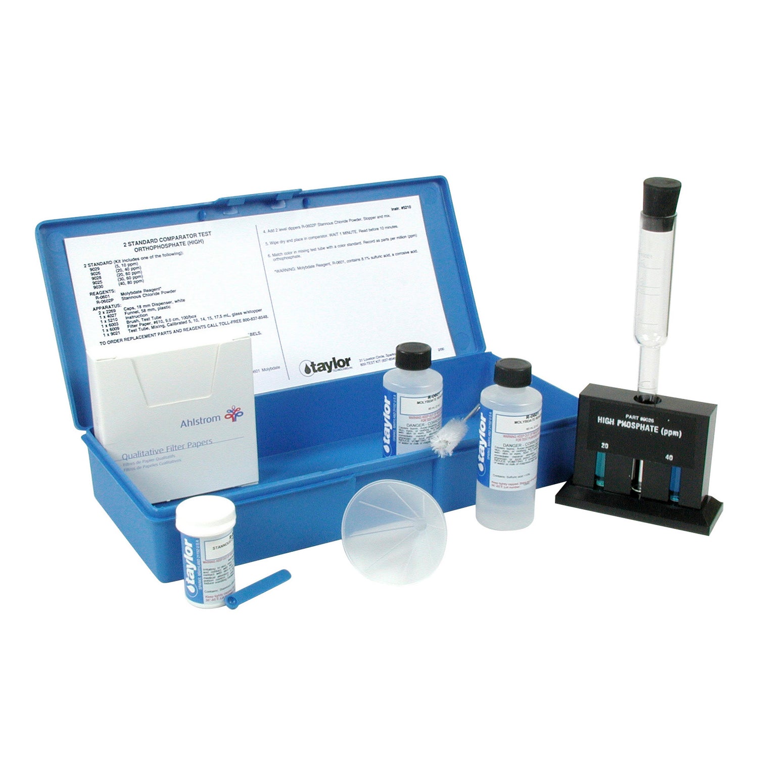 2-Standard Comparator, Orthophosphate (hi range), Stannous Chloride, 20 & 40 ppm