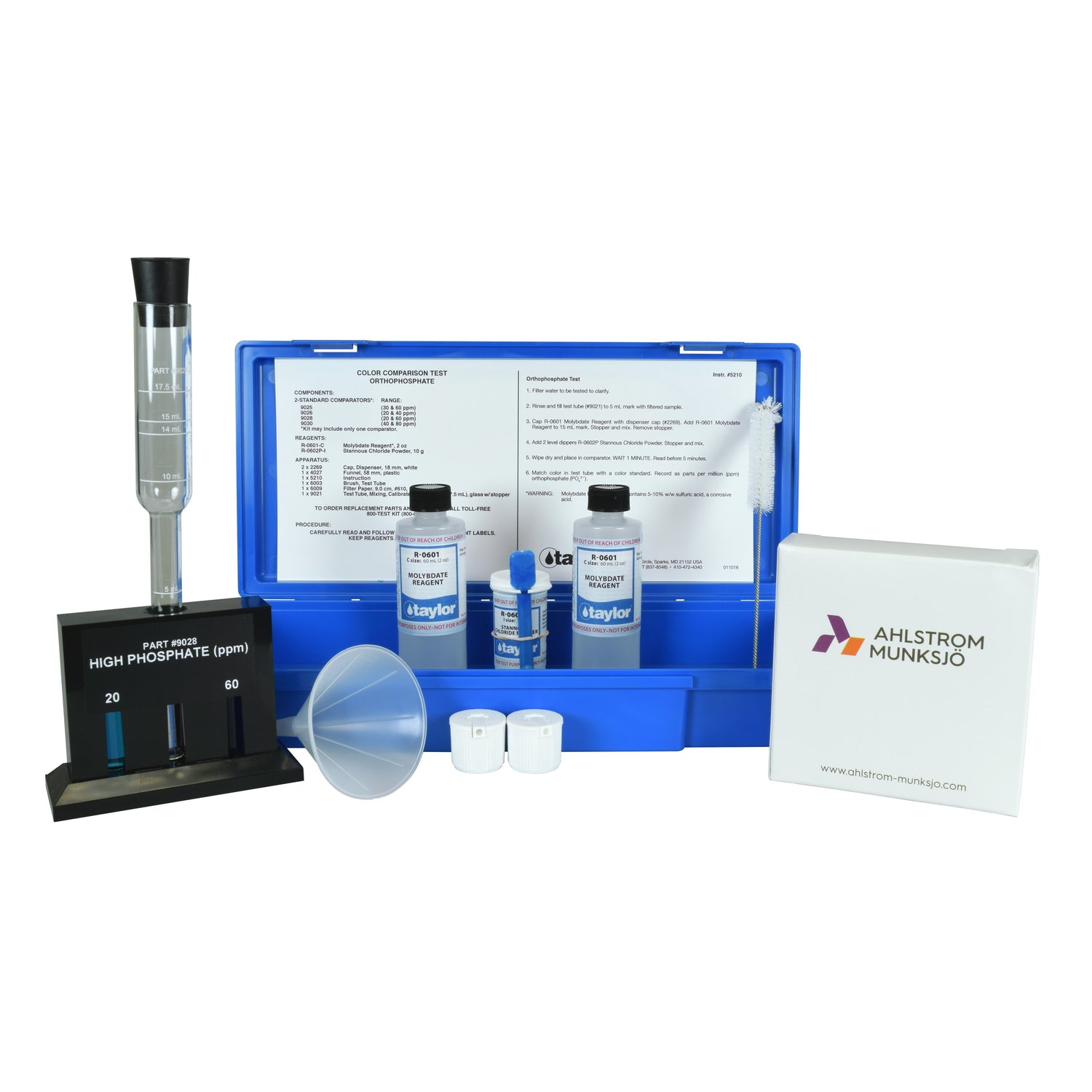 2-Standard Comparator, Orthophosphate (hi range), Stannous Chloride, 20 & 60 ppm