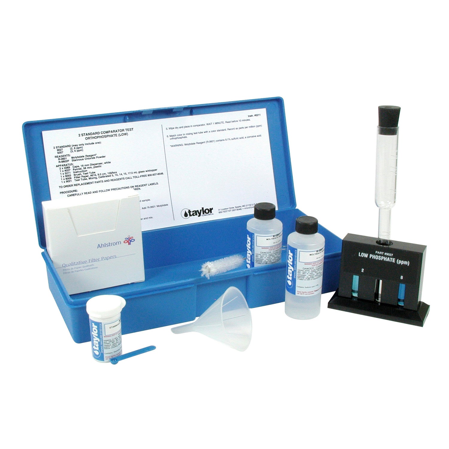 2-Standard Comparator, Orthophosphate (lo range), Stannous Chloride, 2 & 8 ppm