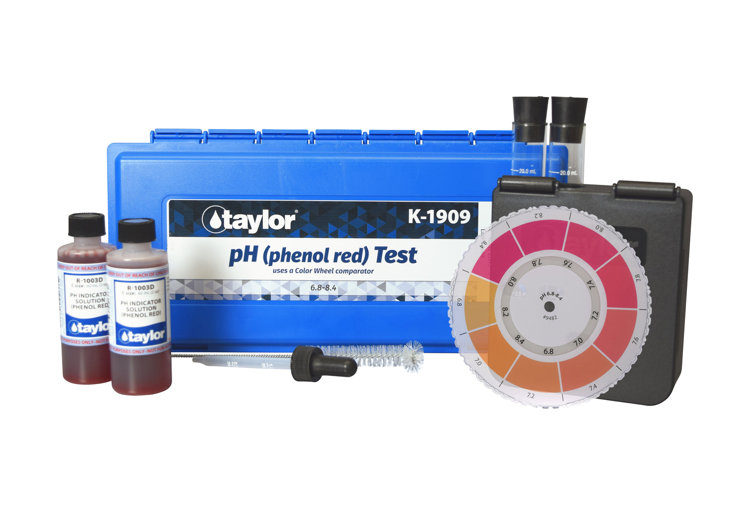 Color Wheel Kit, pH, Phenol Red, 6.8-8.4 (Replaces K-1011-J, K-1285-2)