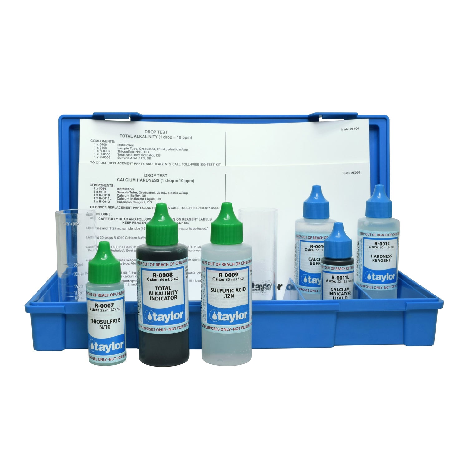 Combination, Alkalinity, 1 drop = 10 ppm/Hardness, 1 drop = 10 ppm