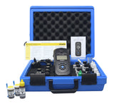 Commercial Colorimeter Kit, Free and Total DPD Chlorine (0-10 ppm), pH (6.5-8.5), Total Alkalinity (0-250 ppm), Calcium Hardness (0-800 ppm), Cyanuric Acid (7-120 ppm)