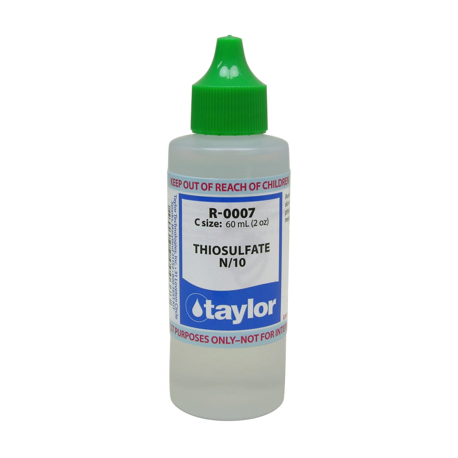 Thiosulfate N/10, 2 oz, Dropper Bottle