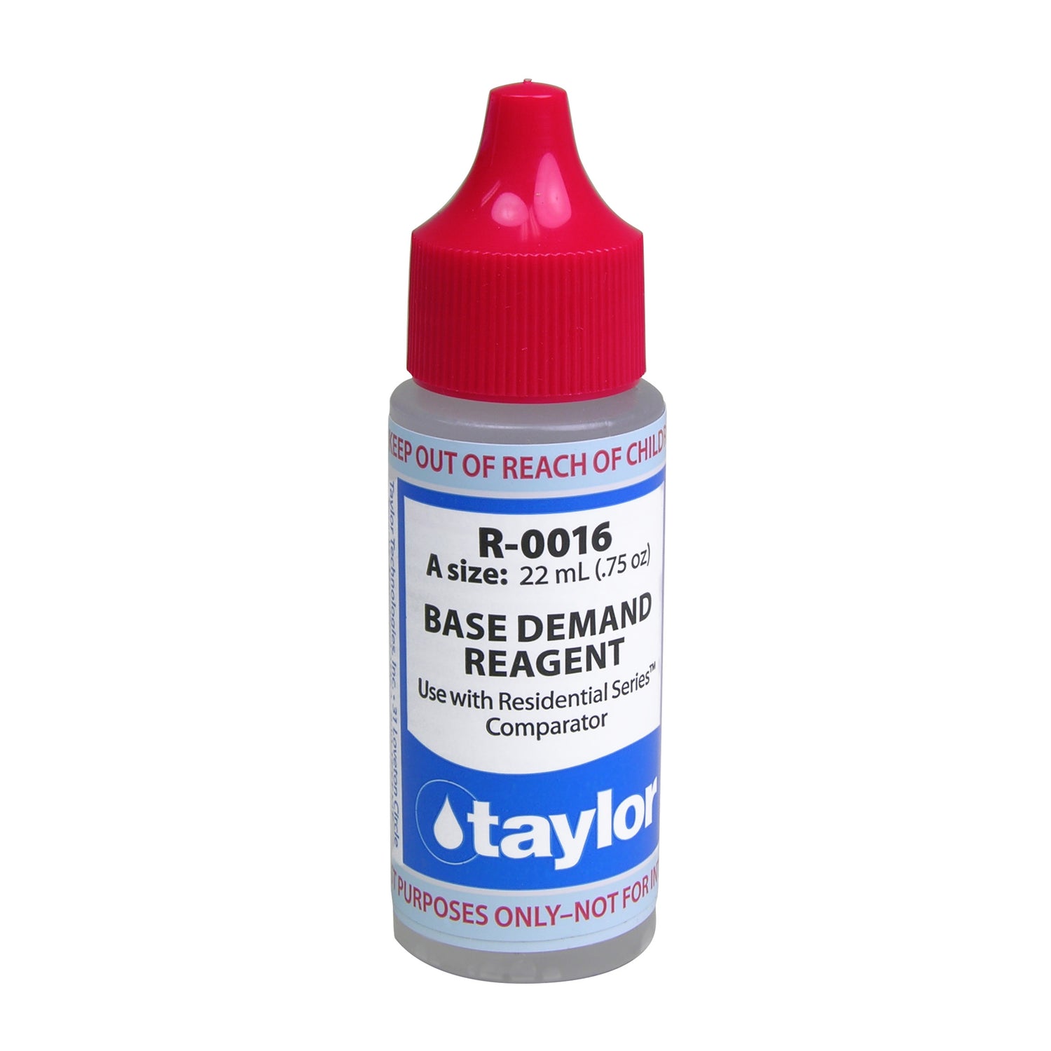 Base Demand Reagent (for Residential Series™), .75 oz, Dropper Bottle