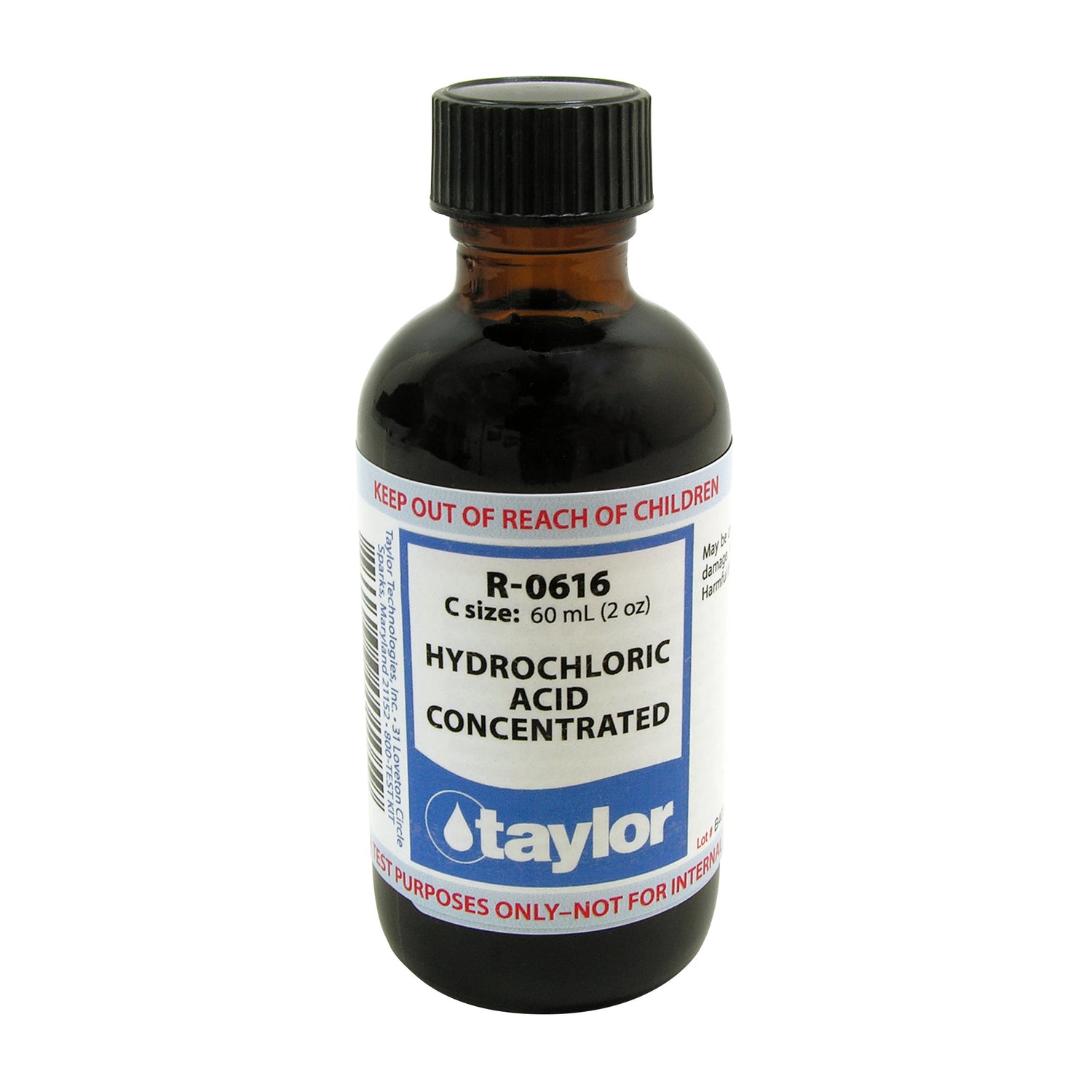 Hydrochloric Acid Concentrated, 2 oz