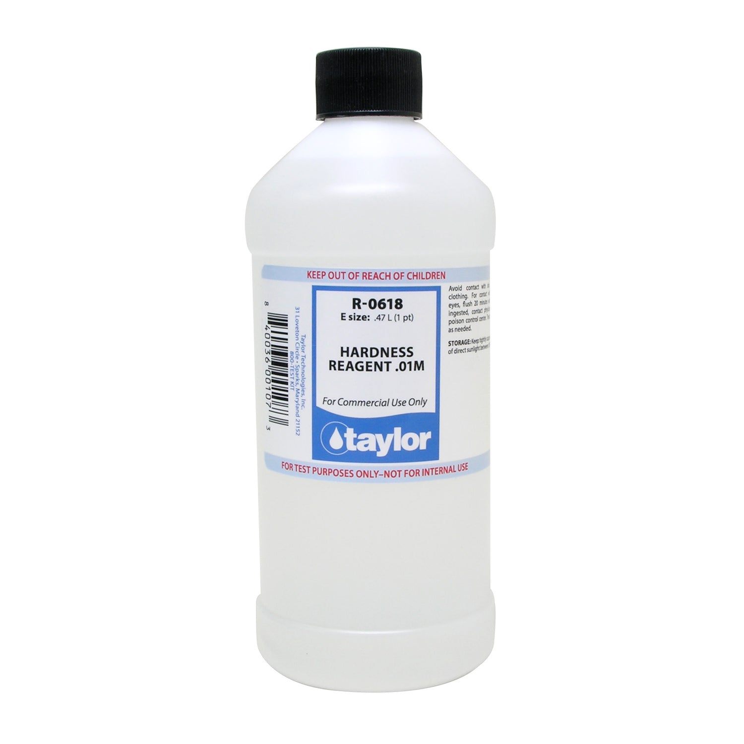 Hardness Reagent .01M, 16 oz