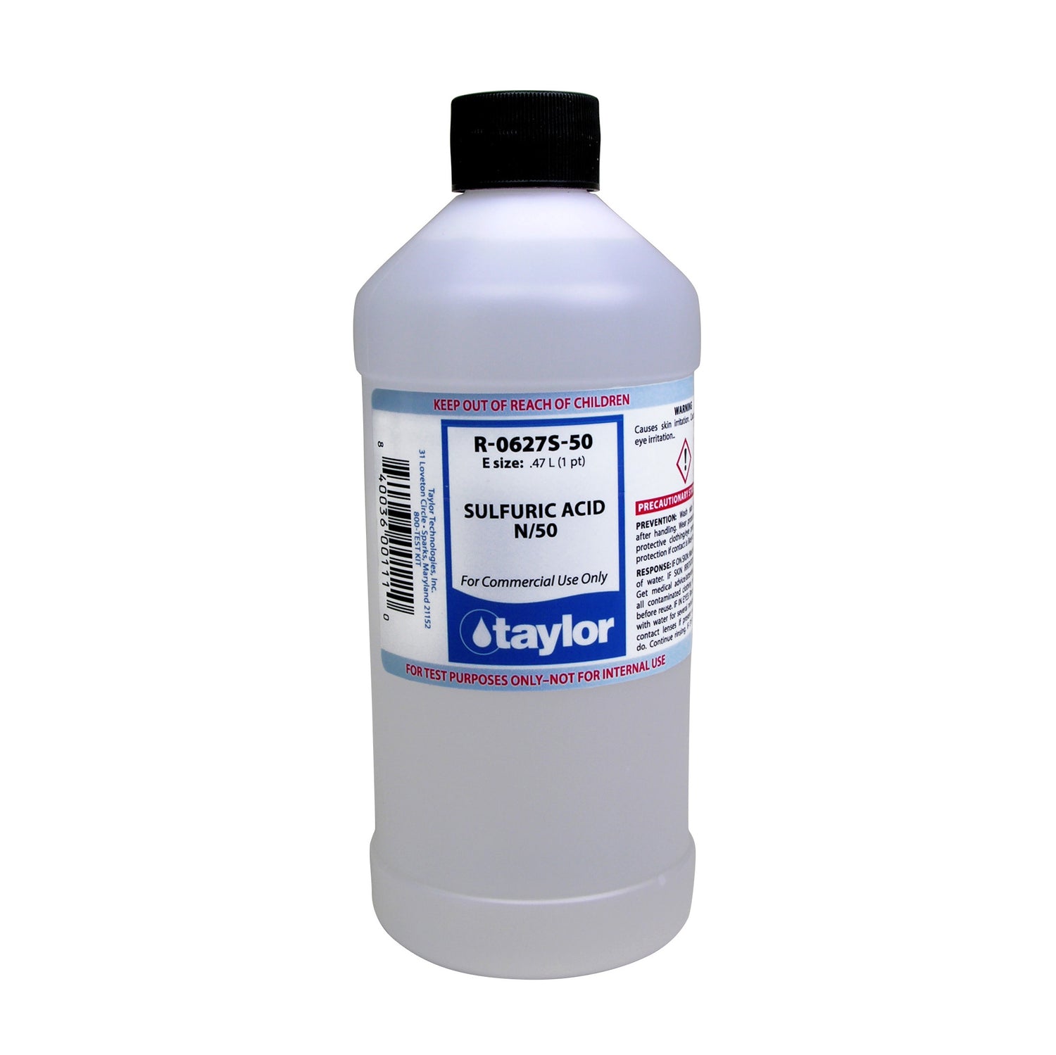 Sulfuric Acid N/50, 16 oz