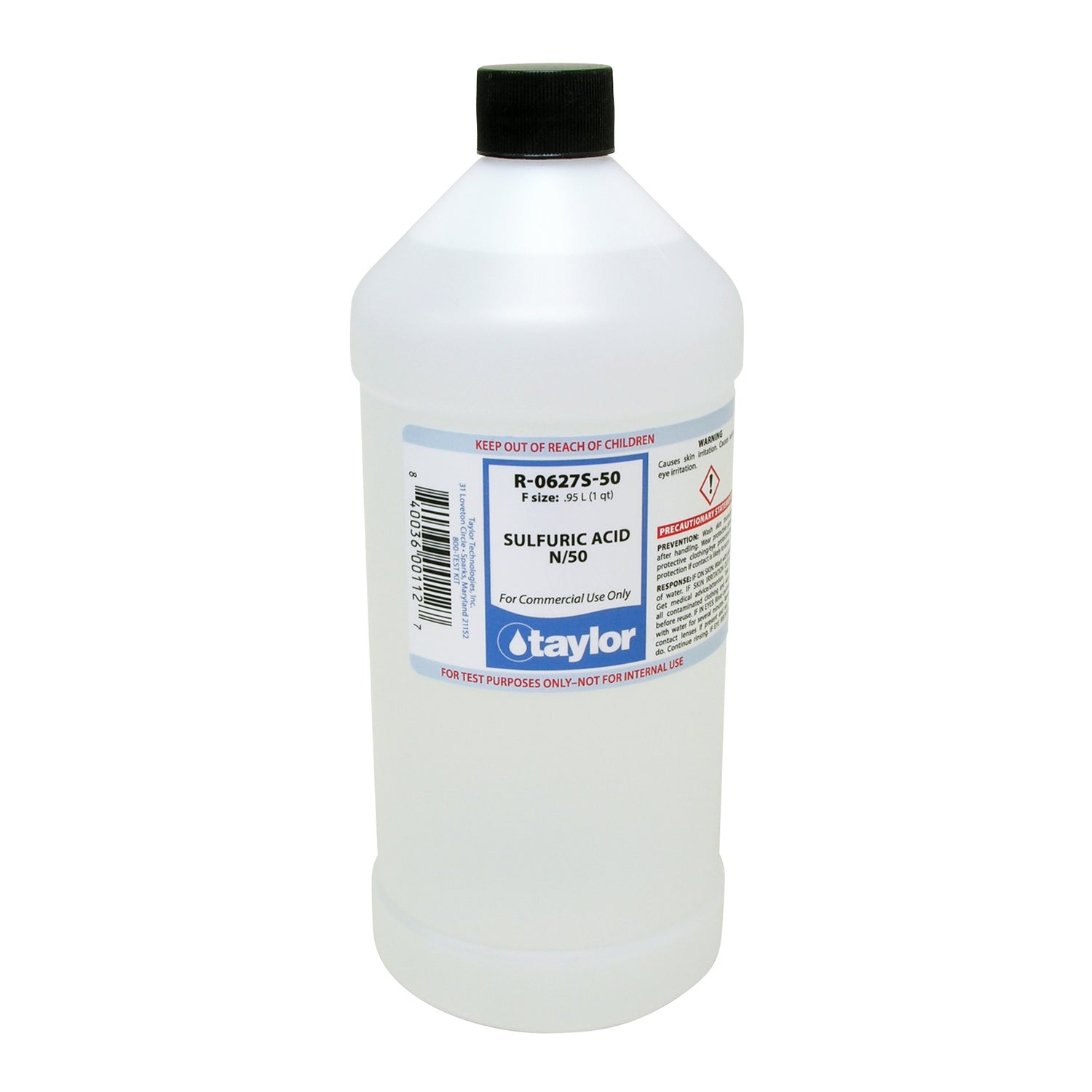 Sulfuric Acid N/50, 32 oz