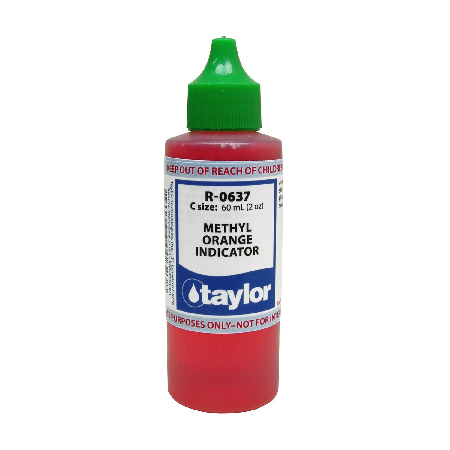 Methyl Orange Indicator, 2 oz, Dropper Bottle
