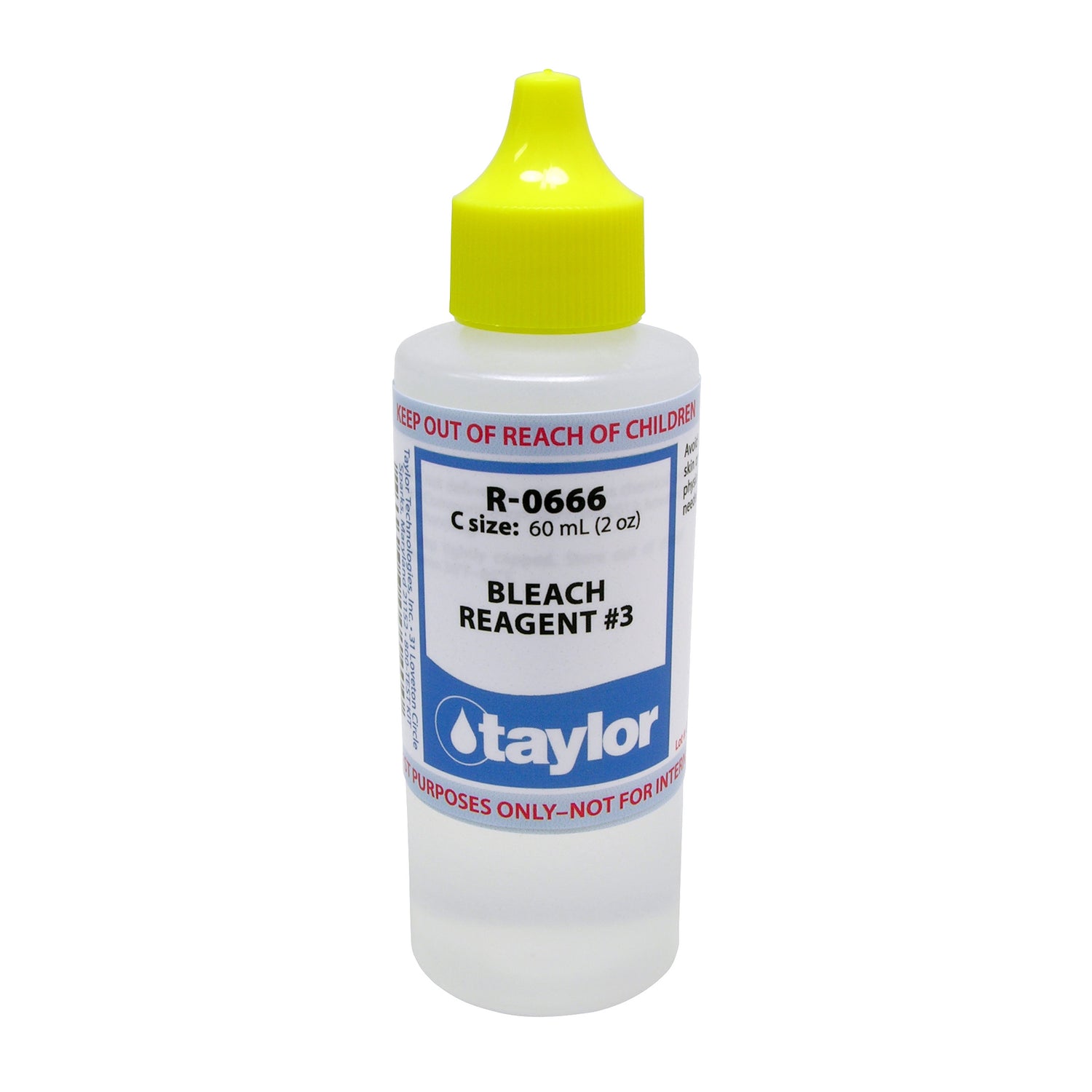 Bleach Reagent #3, 2 oz, Dropper Bottle