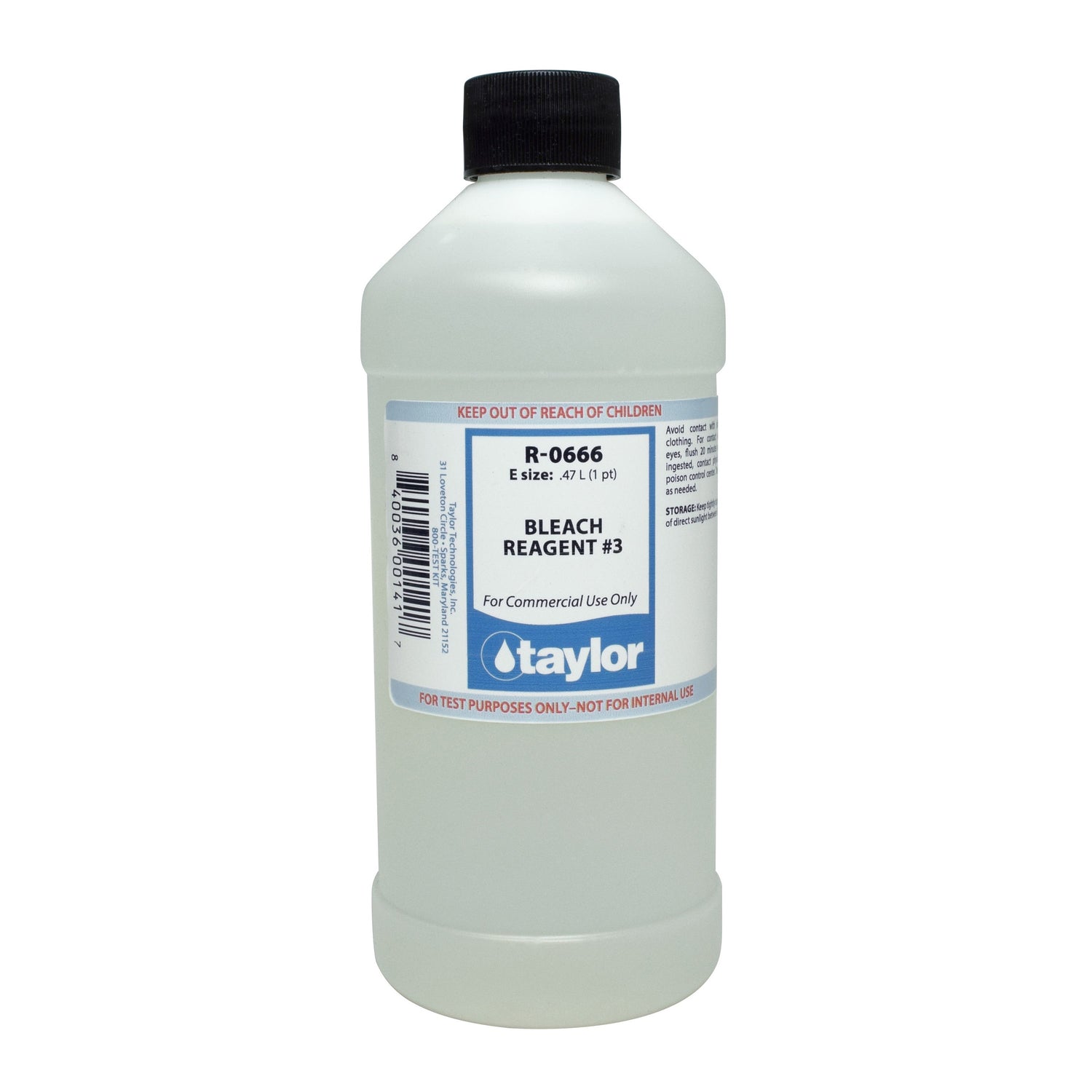 Bleach Reagent #3, 16 oz
