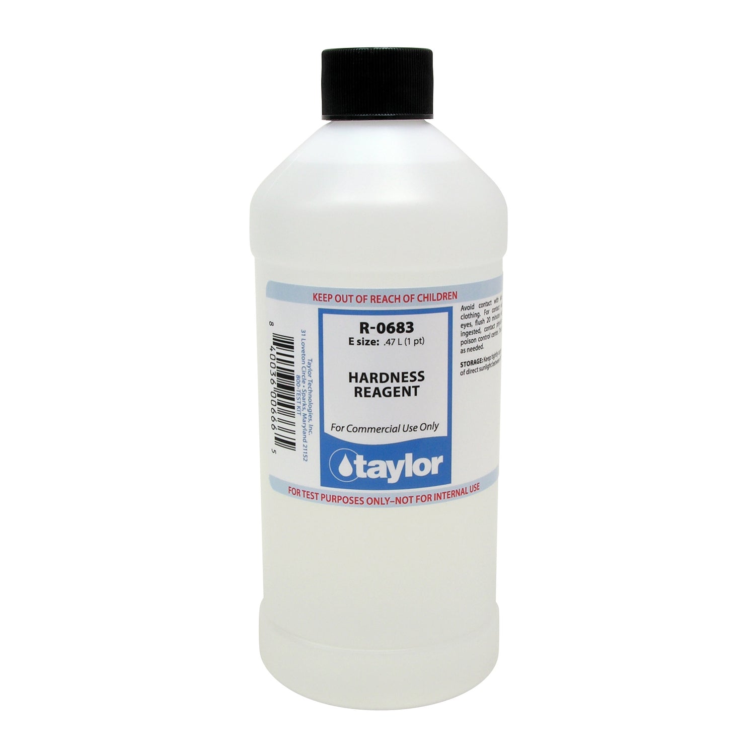 Hardness Reagent (1 drop = 10 ppm hardness as CaCOâ‚ƒ), 16 oz