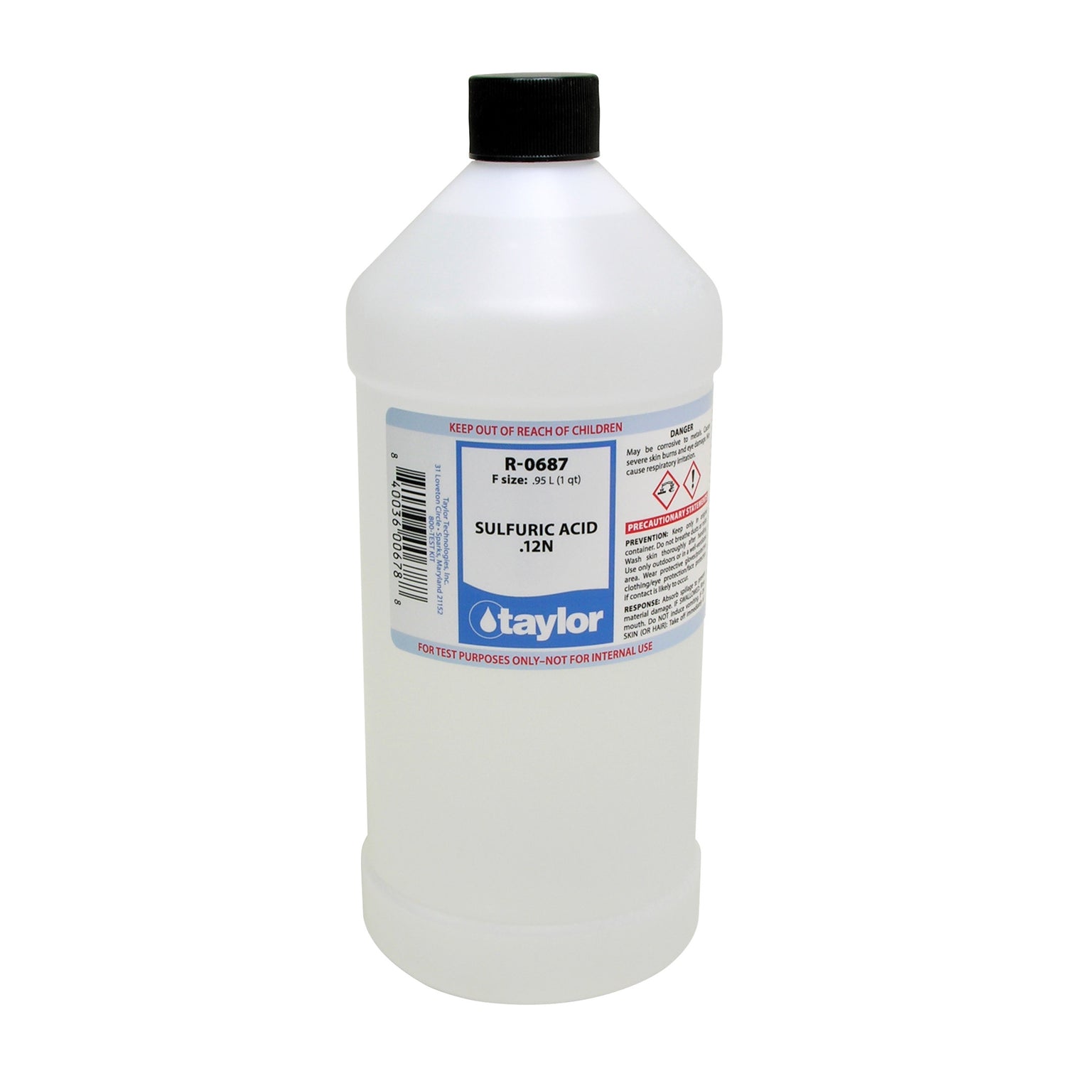 Sulfuric Acid .12N, 32 oz