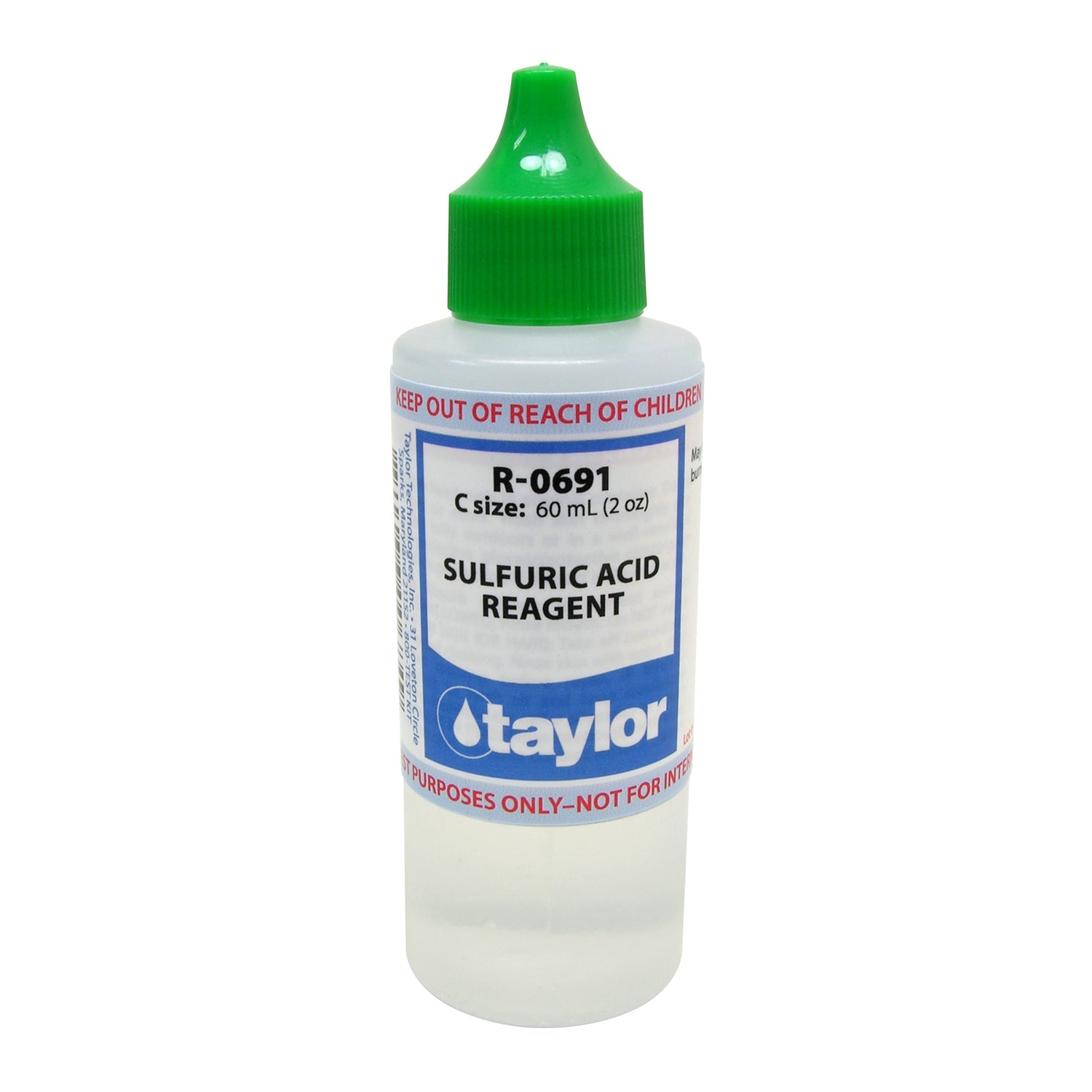 Sulfuric Acid Reagent, 2 oz, Dropper Bottle