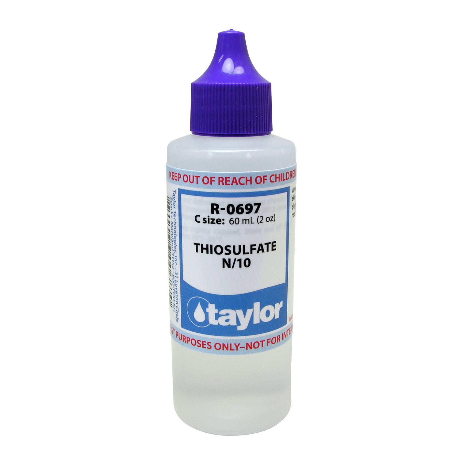 Thiosulfate N/10, 2 oz, Dropper Bottle