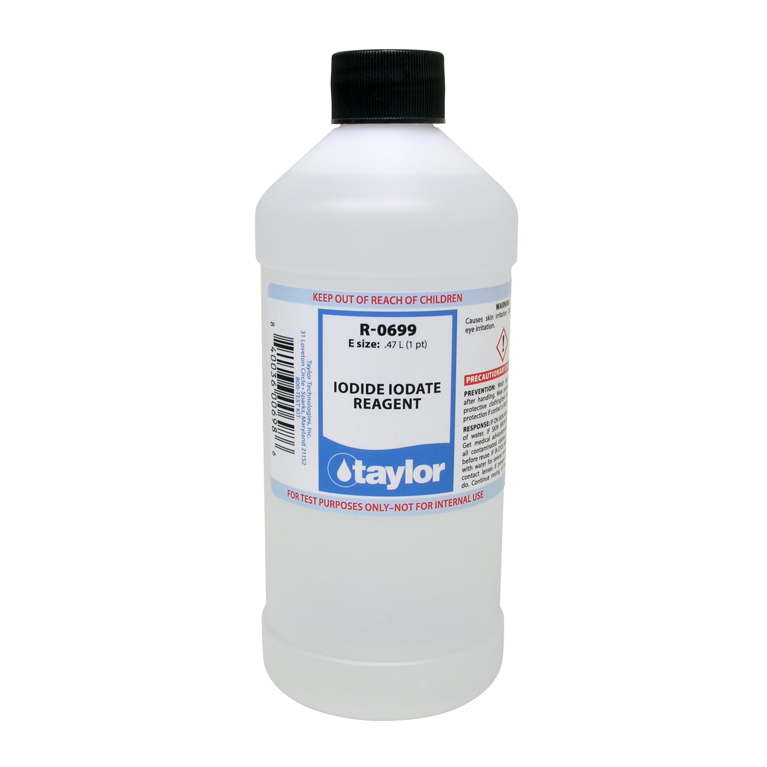 Iodide Iodate Reagent (1 drop = 10 ppm Naâ‚‚SOâ‚ƒ), 16 oz