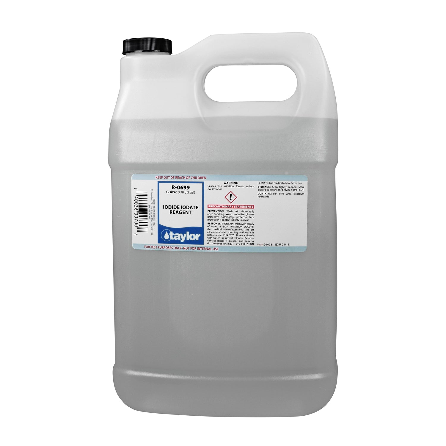 Iodide Iodate Reagent (1 drop = 10 ppm Naâ‚‚SOâ‚ƒ), gal