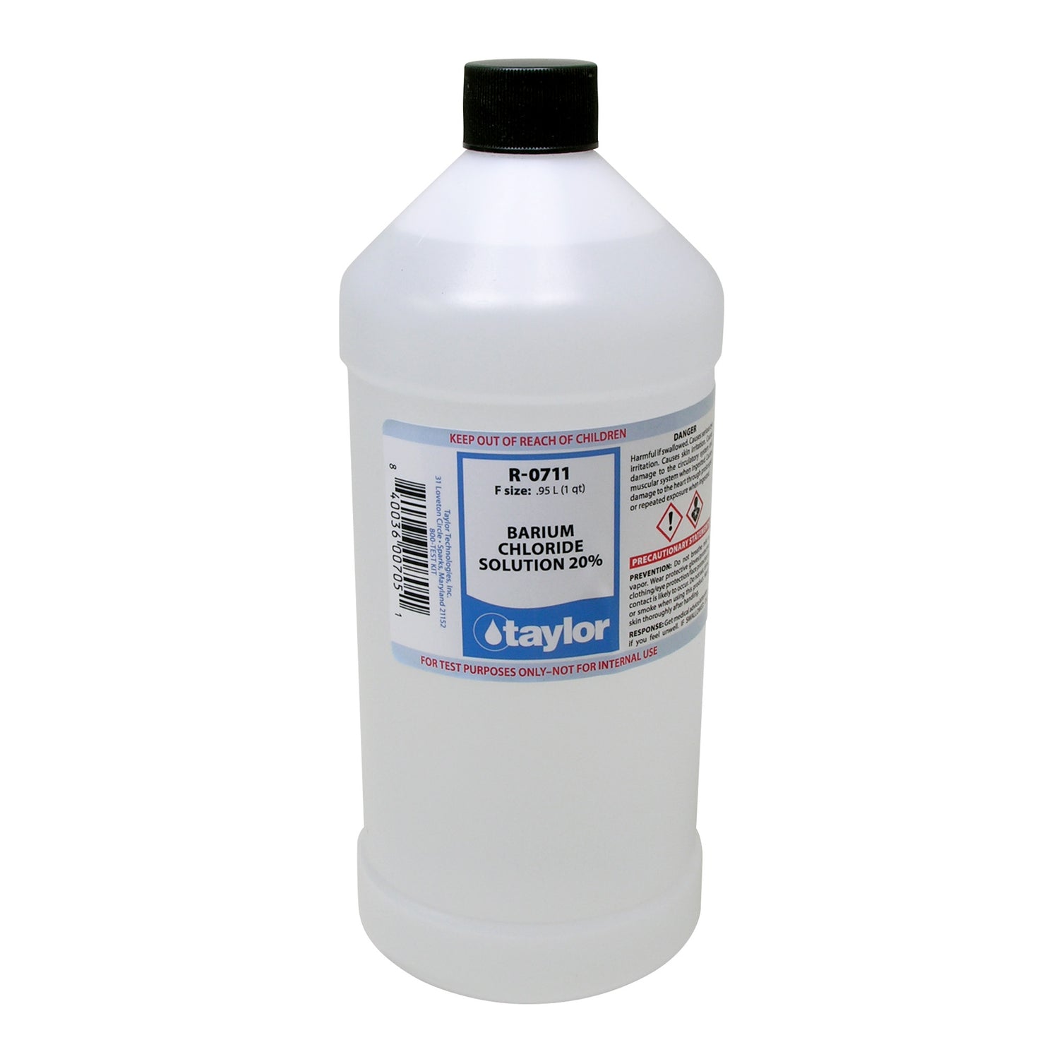 Barium Chloride Solution 20%, 32 oz