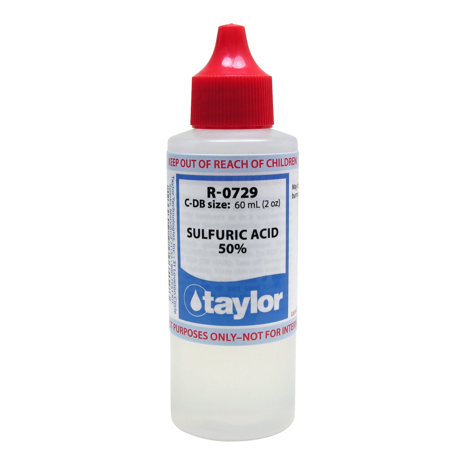 Sulfuric Acid 50%, 2 oz, Dropper Bottle
