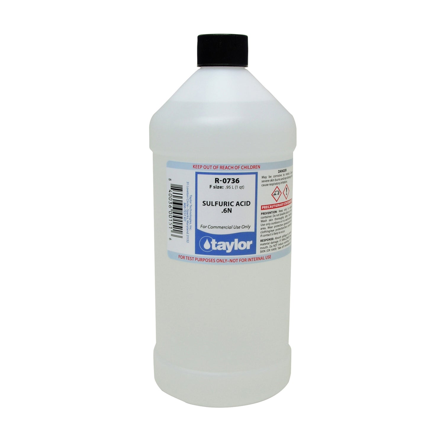 Sulfuric Acid .6N, 32 oz