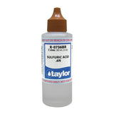 Sulfuric Acid .6N, 2 oz w/ brown cap, Dropper Bottle