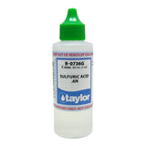 Sulfuric Acid .6N, 2 oz w/ green cap, Dropper Bottle
