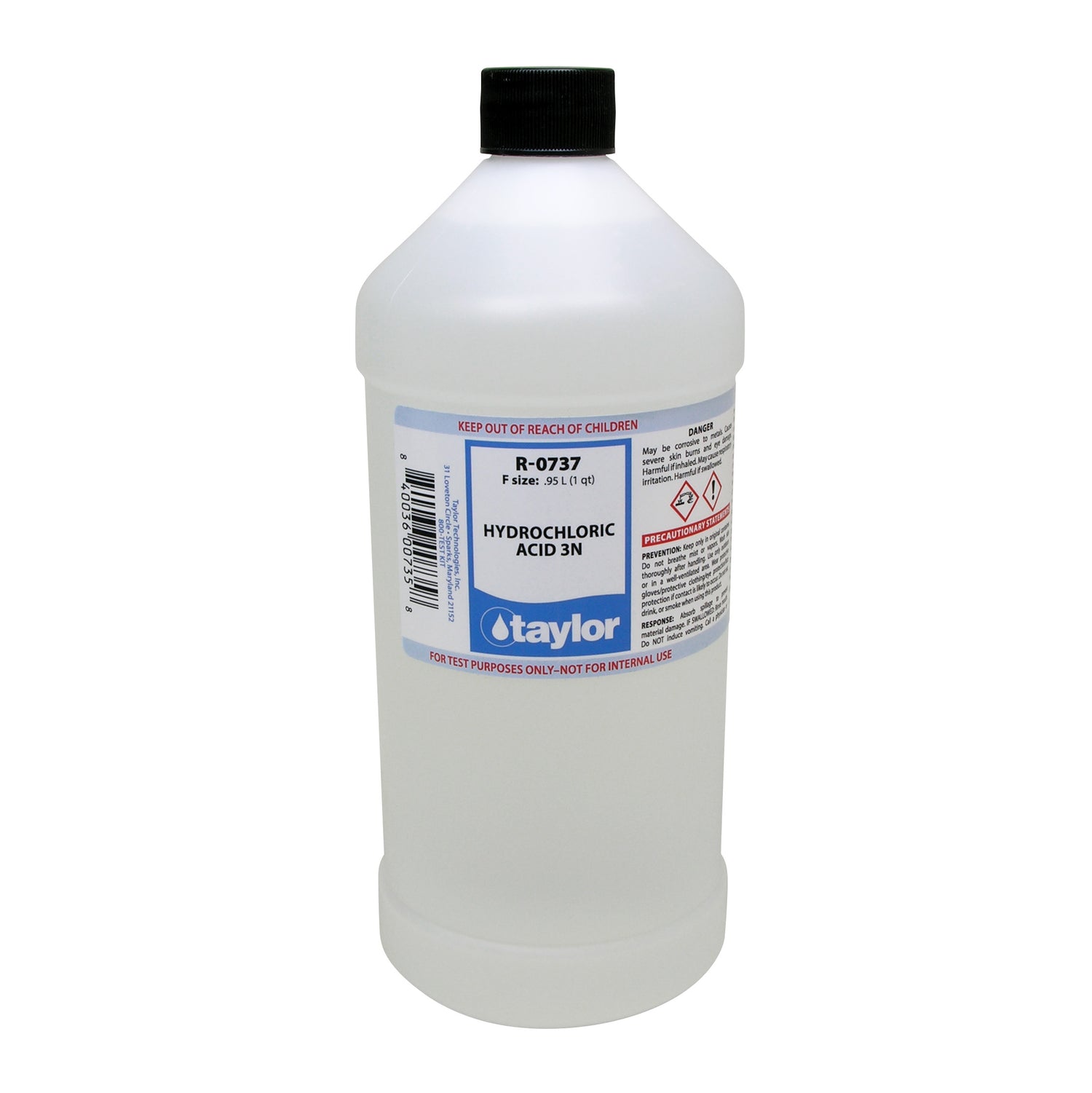Hydrochloric Acid 3N, 32 oz