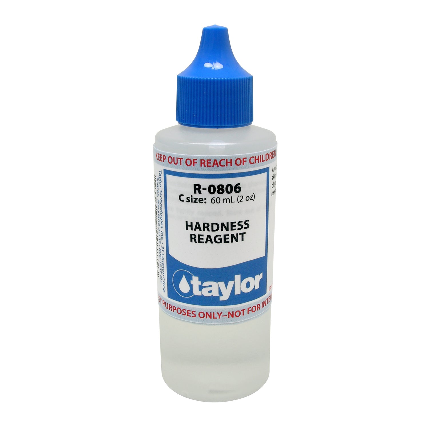 Hardness Reagent (25 mL sample, 1 drop = 2 ppm hardness as CaCOâ‚ƒ), 2 oz, Dropper Bottle