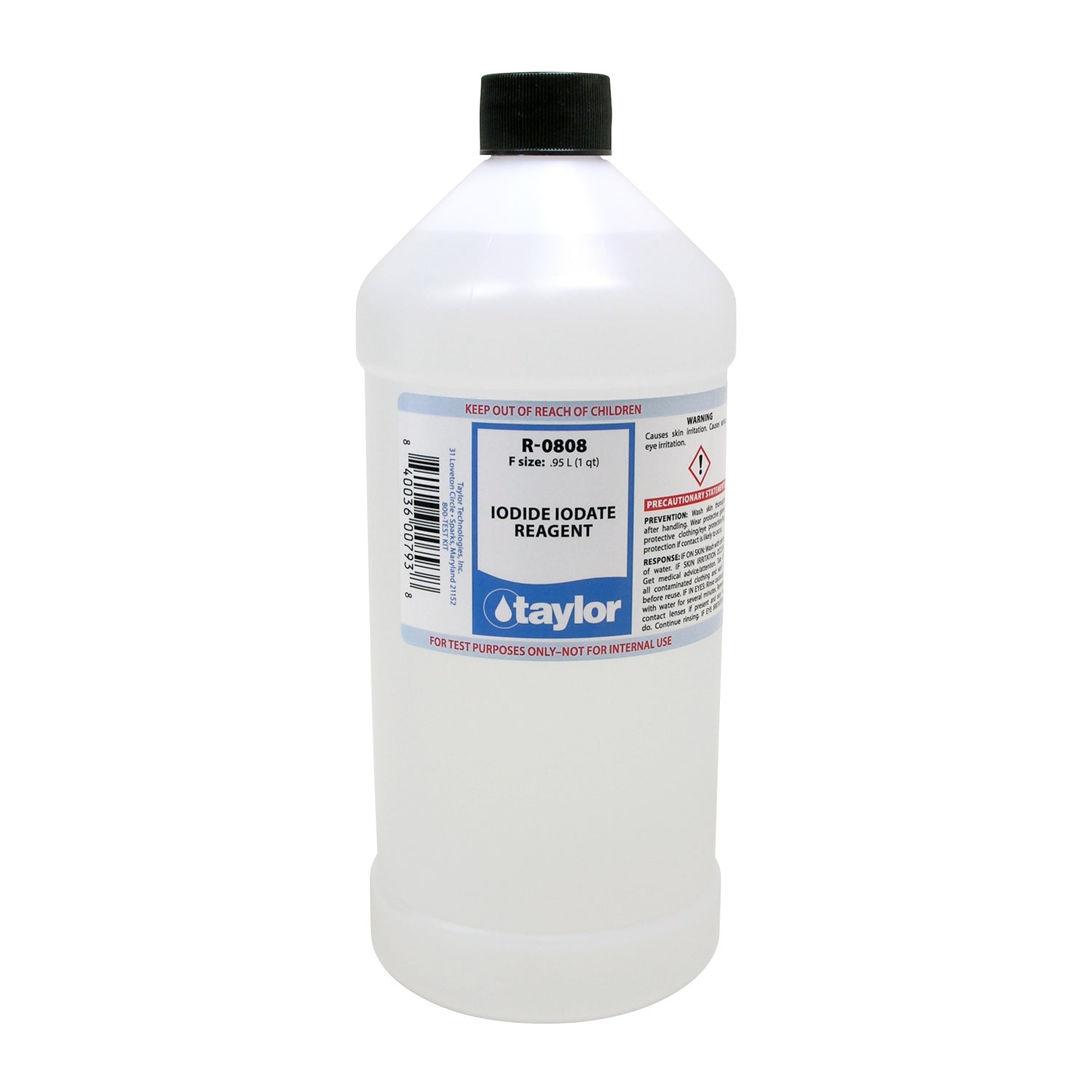 Iodide Iodate Reagent (25 mL sample, 1 drop = 2 ppm Naâ‚‚SOâ‚ƒ), 32 oz