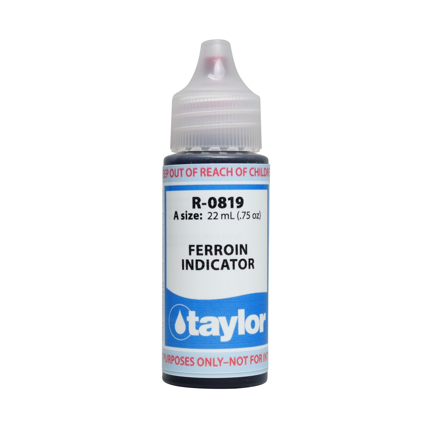 Ferroin Indicator, .75 oz, Dropper Bottle