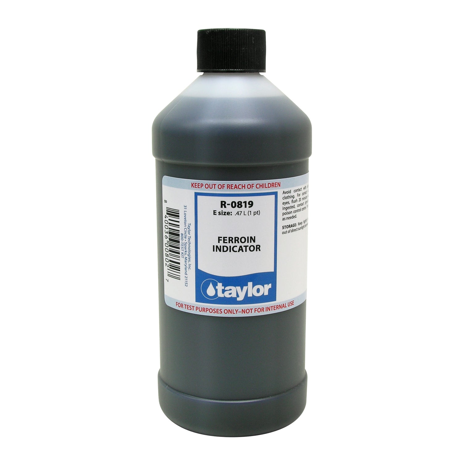 Ferroin Indicator, 16 oz