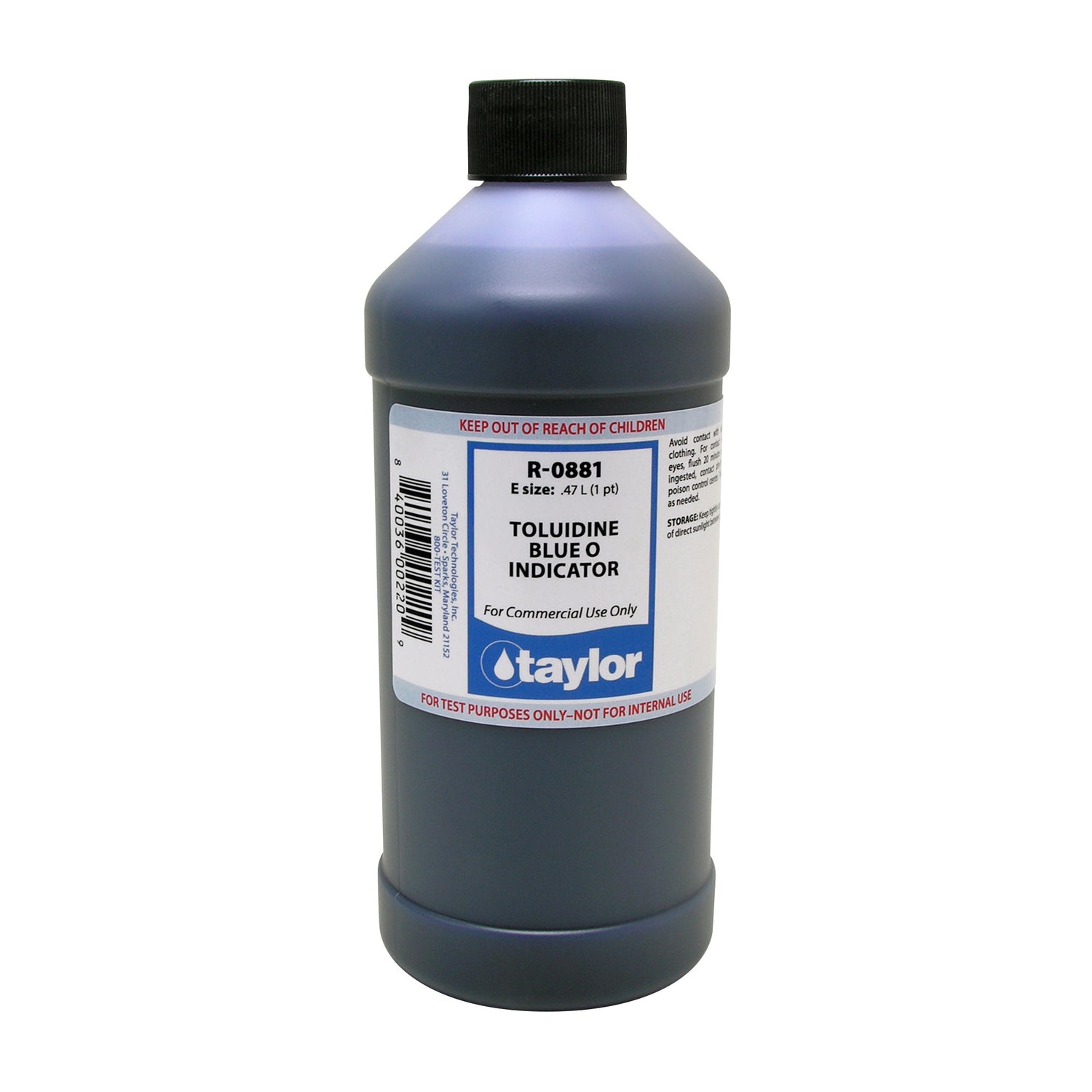 Toluidine Blue O Indicator, 16 oz