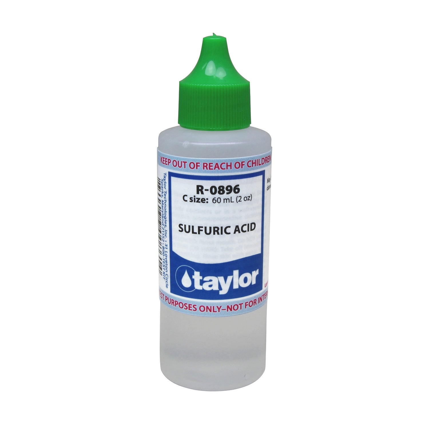 Sulfuric Acid, 2 oz, Dropper Bottle