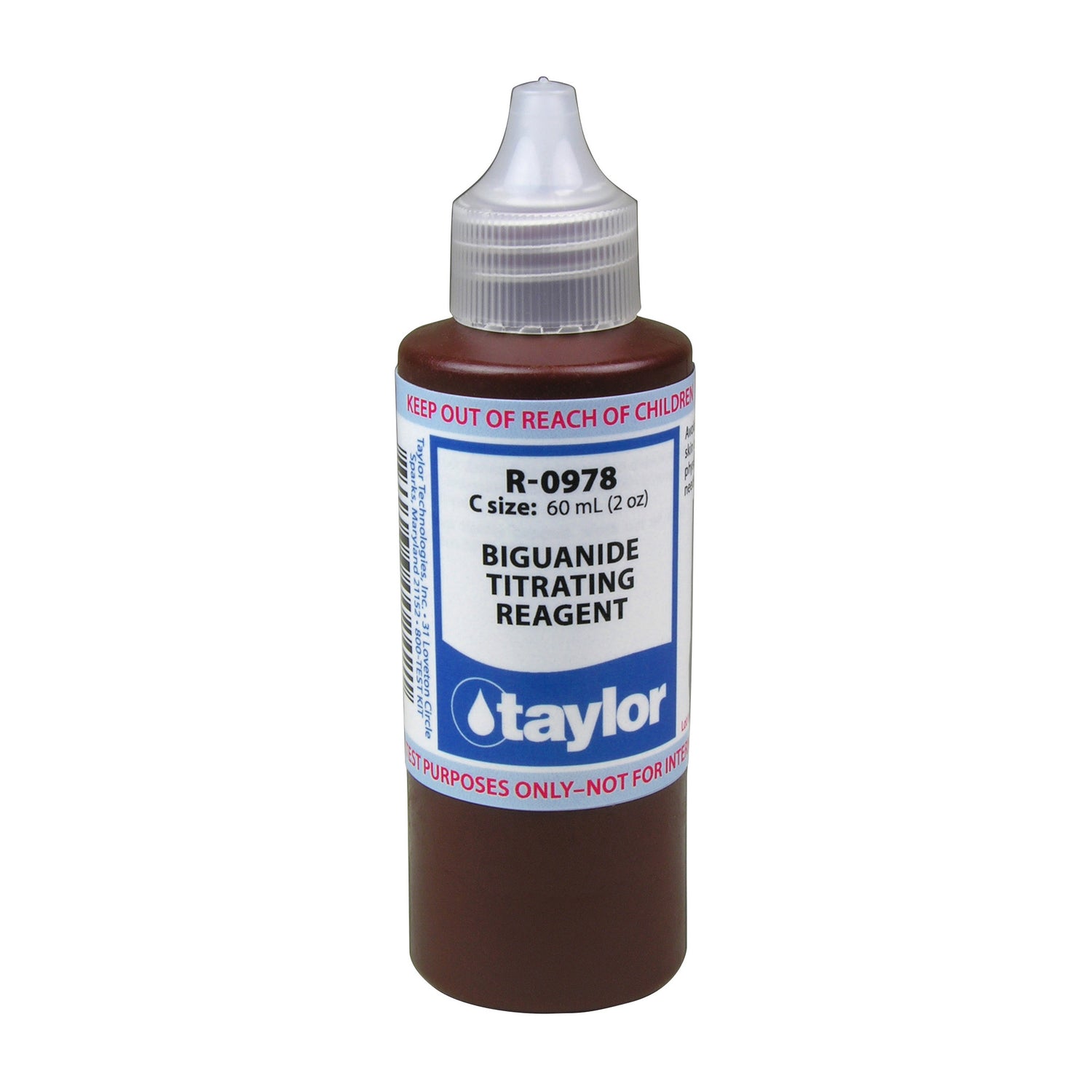 Biguanide Titrating Reagent, 2 oz, Dropper Bottle