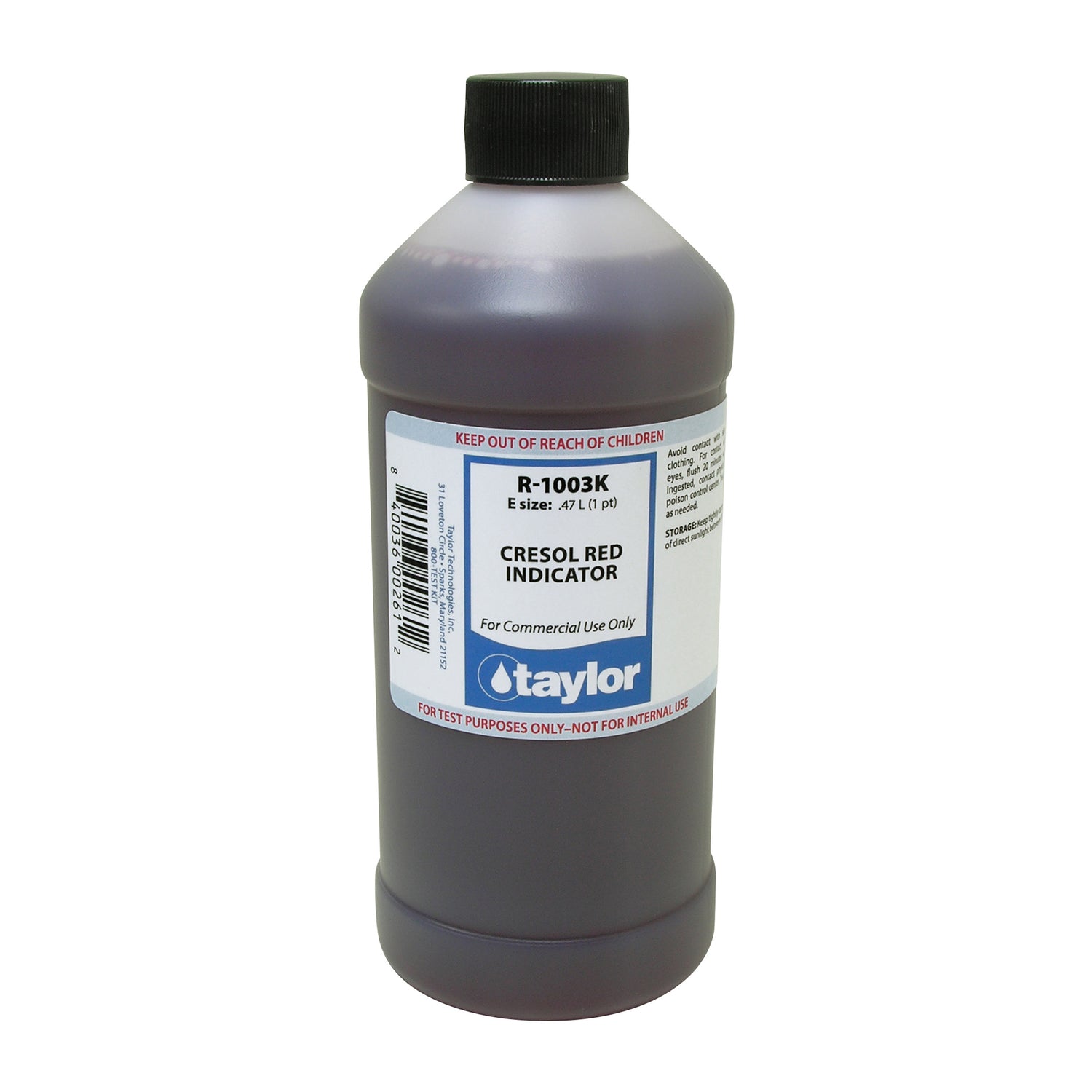 Cresol Red Indicator, 16 oz