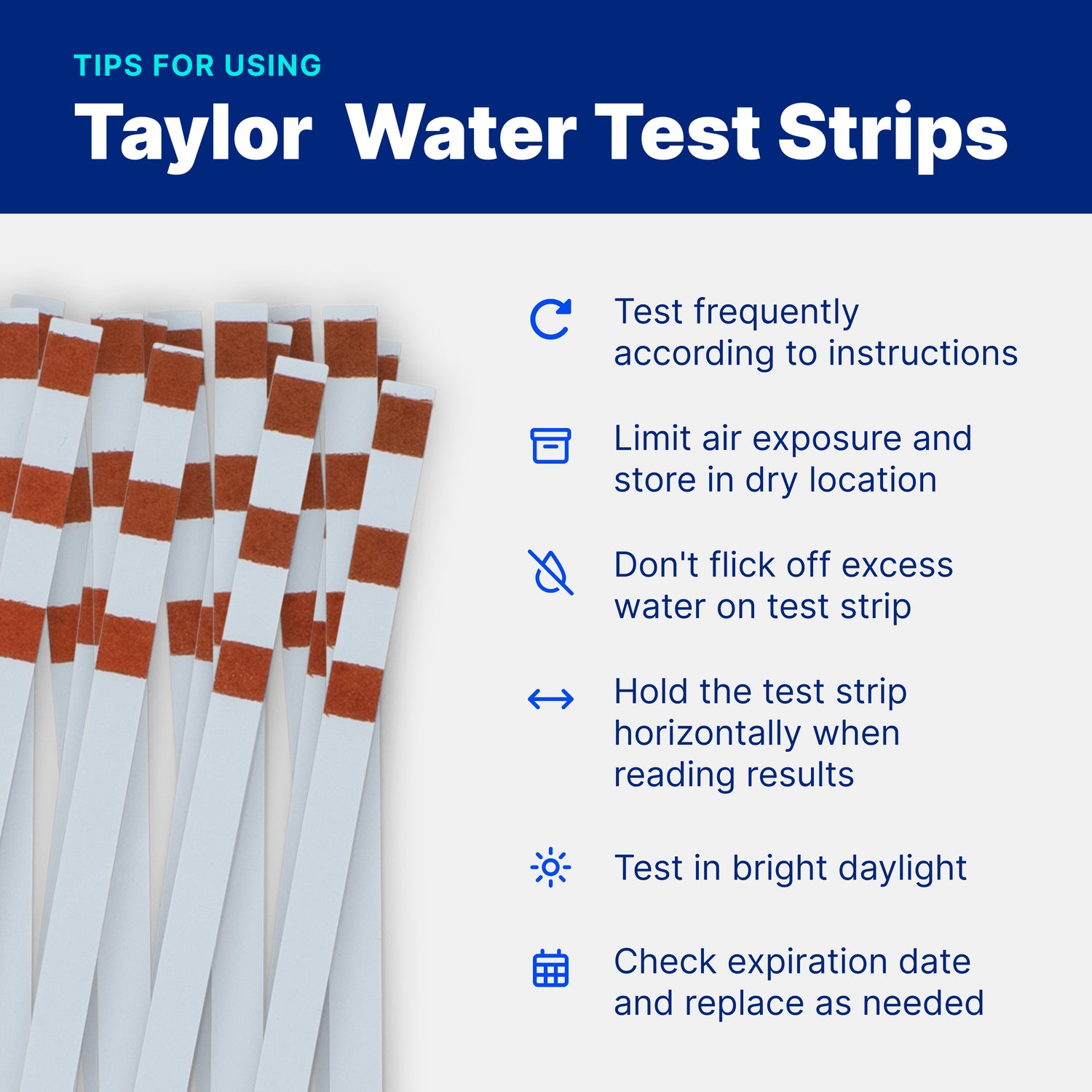 Salt Test Strips for Pools & Spas, 12-pack