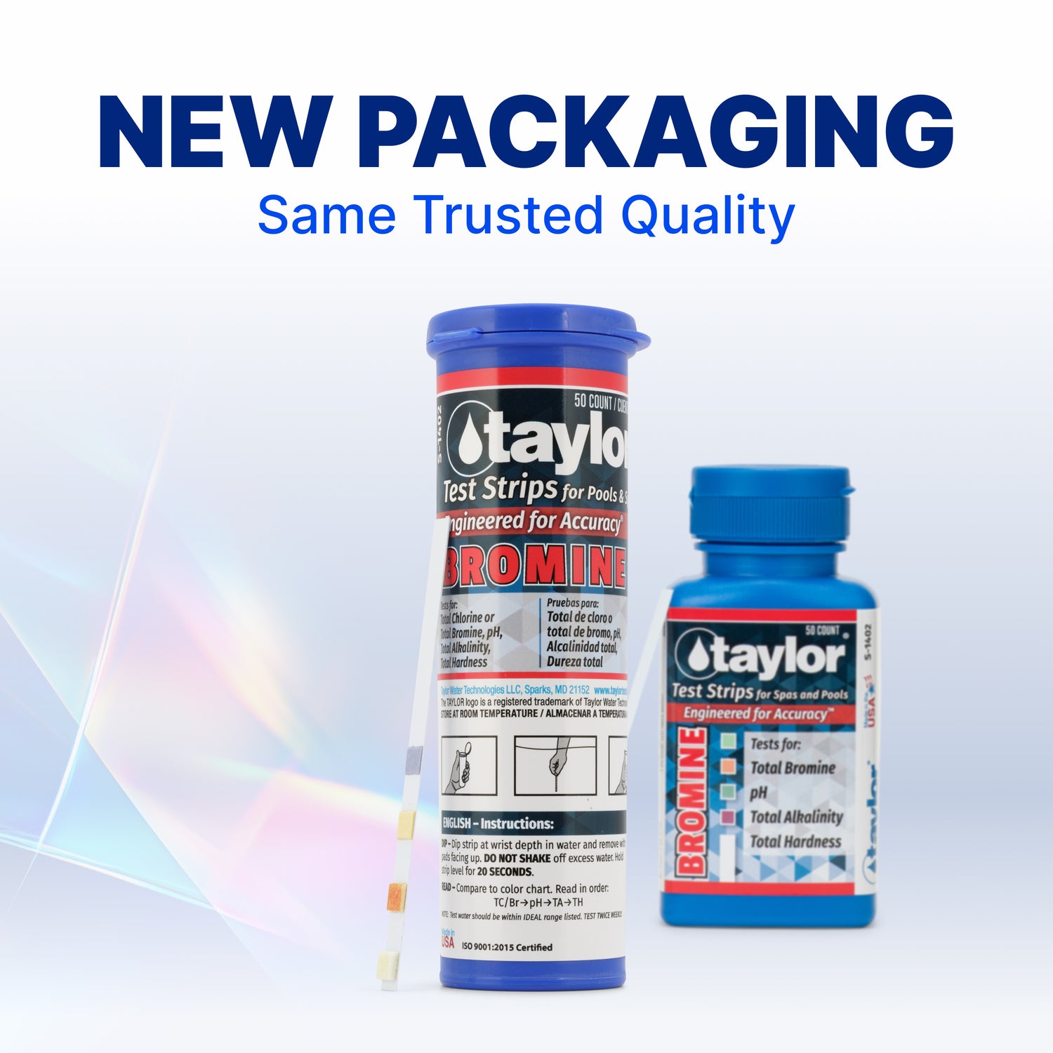 Bromine Test Strips for Pools & Spas