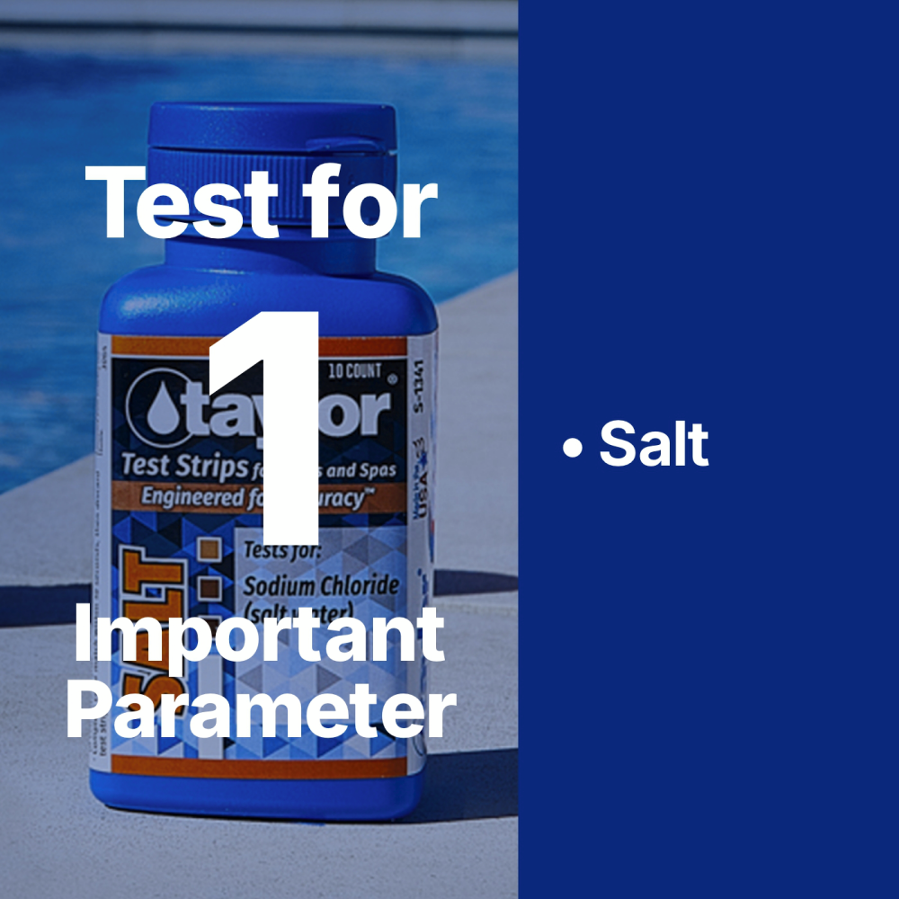 Salt Test Strips for Pools & Spas