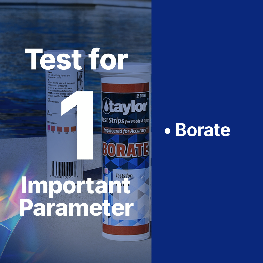 Borate Test Strips for Pools & Spas
