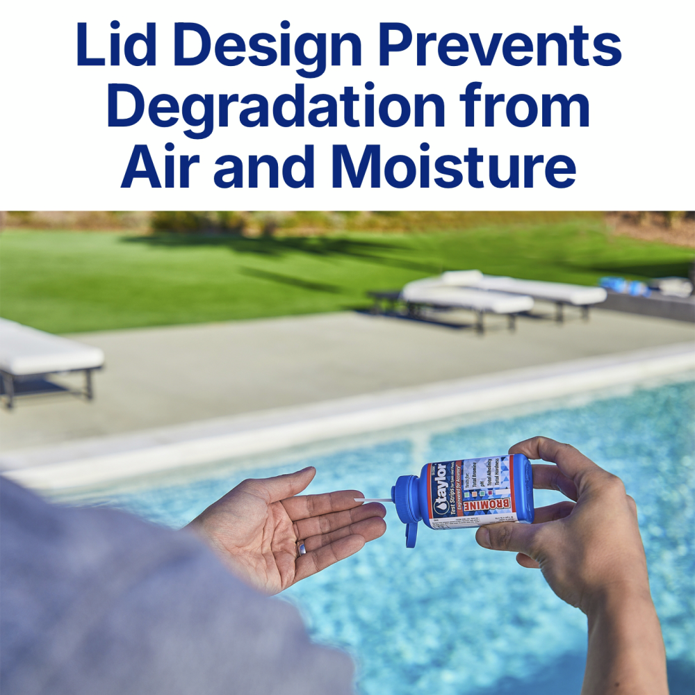 Bromine Test Strips for Pools & Spas