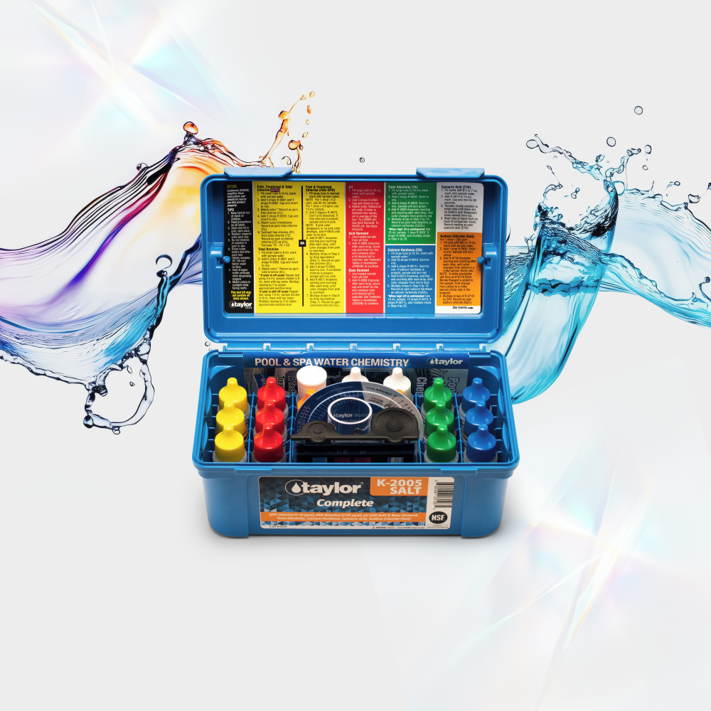 Open box Taylor K-2005 Complete Pool & Spa Test Kit