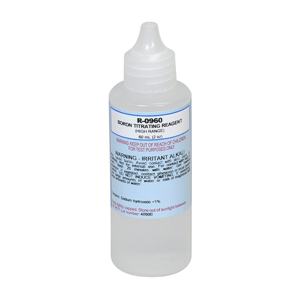 Boron Titrating Reagent (50 mL sample, 1 drop = .5 ppm B), 2 oz ...