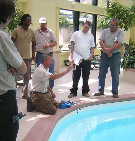 Poolside Training in Bloomington, Indiana